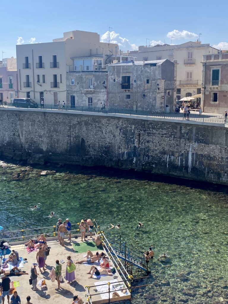 Praia em Siracusa